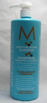 1L/33.8 fl.oz Moroccanoil Reparador Shampoo UMIDADE